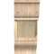 Ekena Millwork Traditional Traditional Rough Sawn Bracket w/ Offset Brace, Douglas Fir, 8"W x 18"D x 18"H BKT0806X18X18TRA01RDF - alternate 4
